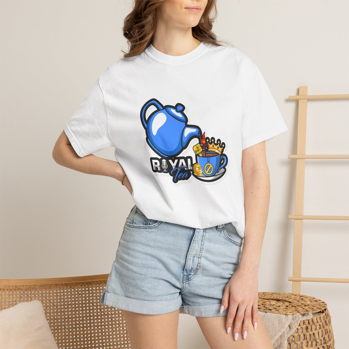 Royal Tea Heavyweight Cotton T‑Shirt