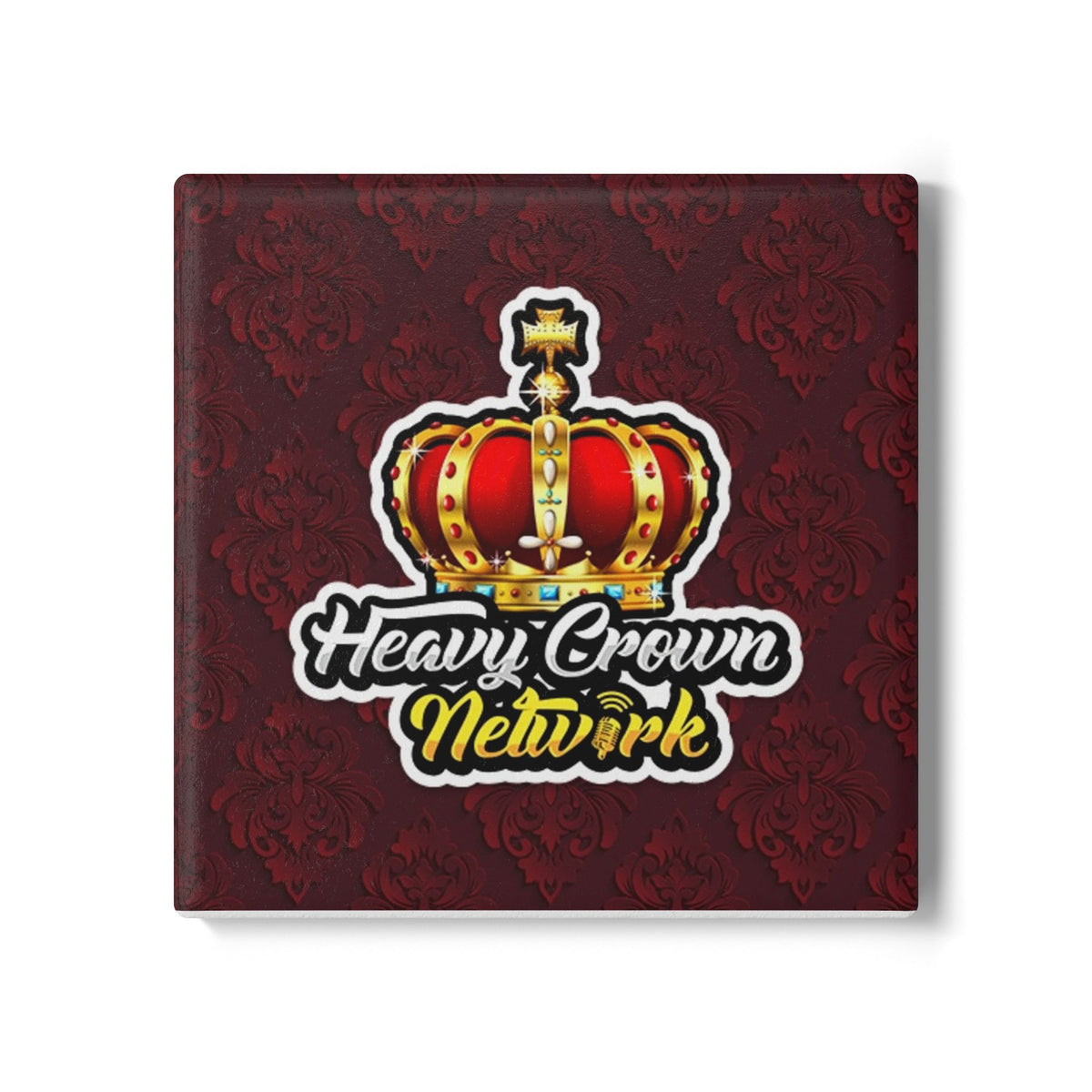 Heavy Crown Signature Ceramic Coaster