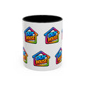 Out House Rainbow Accent Coffee Mug (11/15oz)