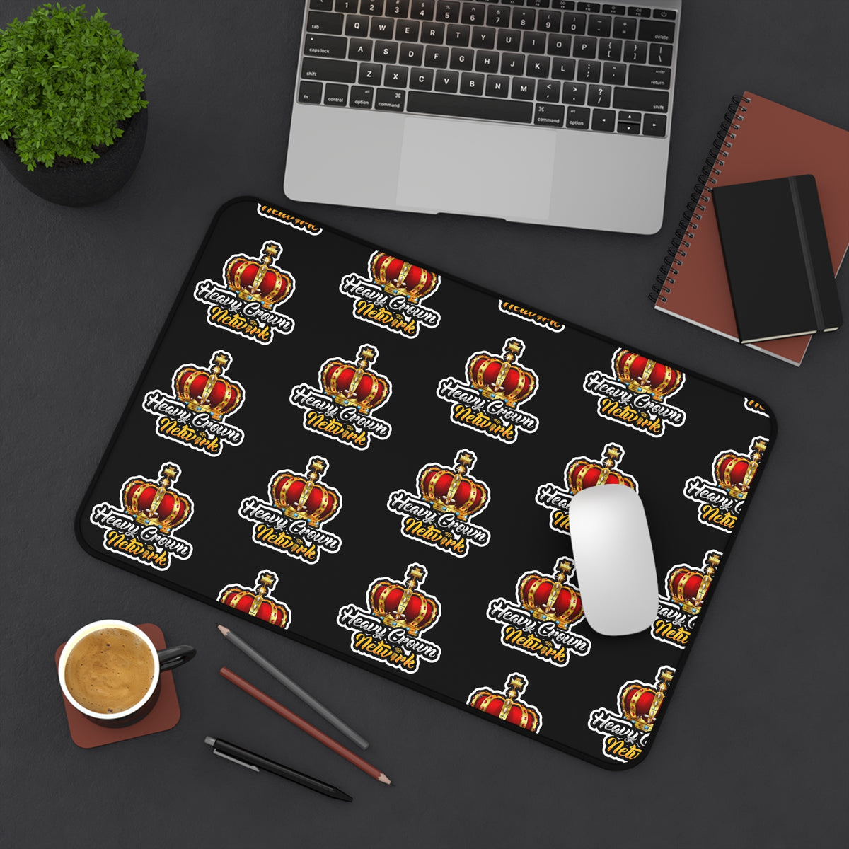Heavy Crown Signature Desk Mat