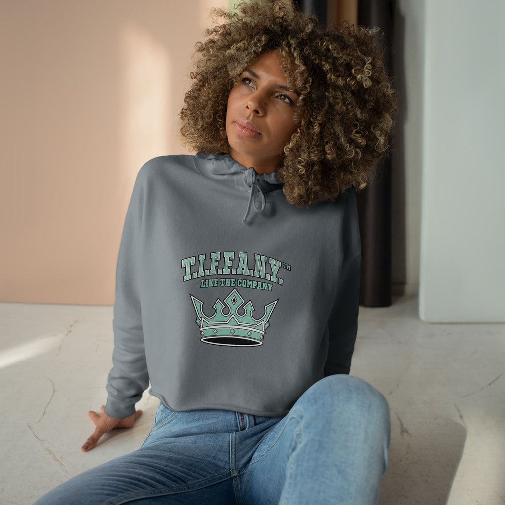 T.I.F.F.A.N.Y.™ “Like the Company”  Crop Hoodie
