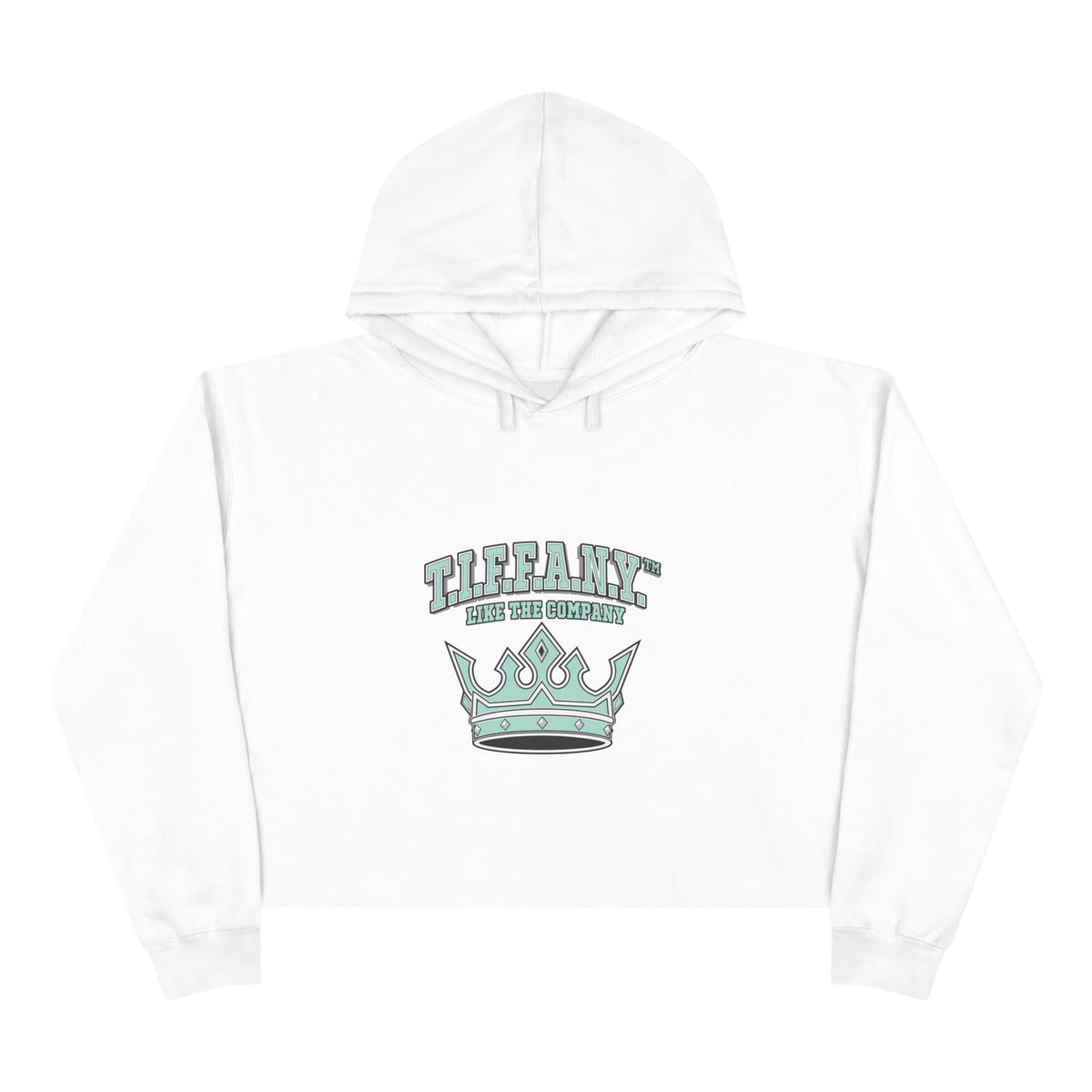 T.I.F.F.A.N.Y.™ “Like the Company”  Crop Hoodie
