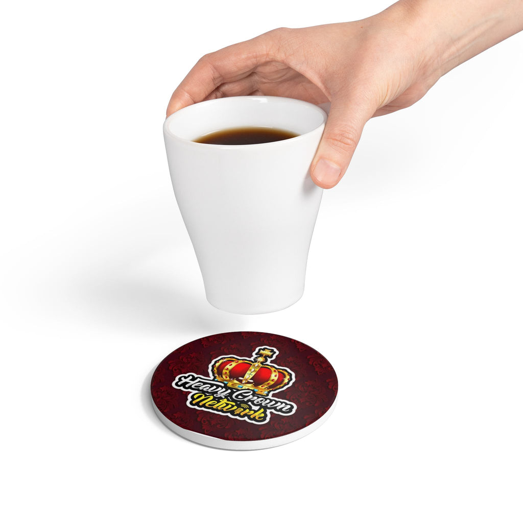 Heavy Crown Signature Ceramic Coaster