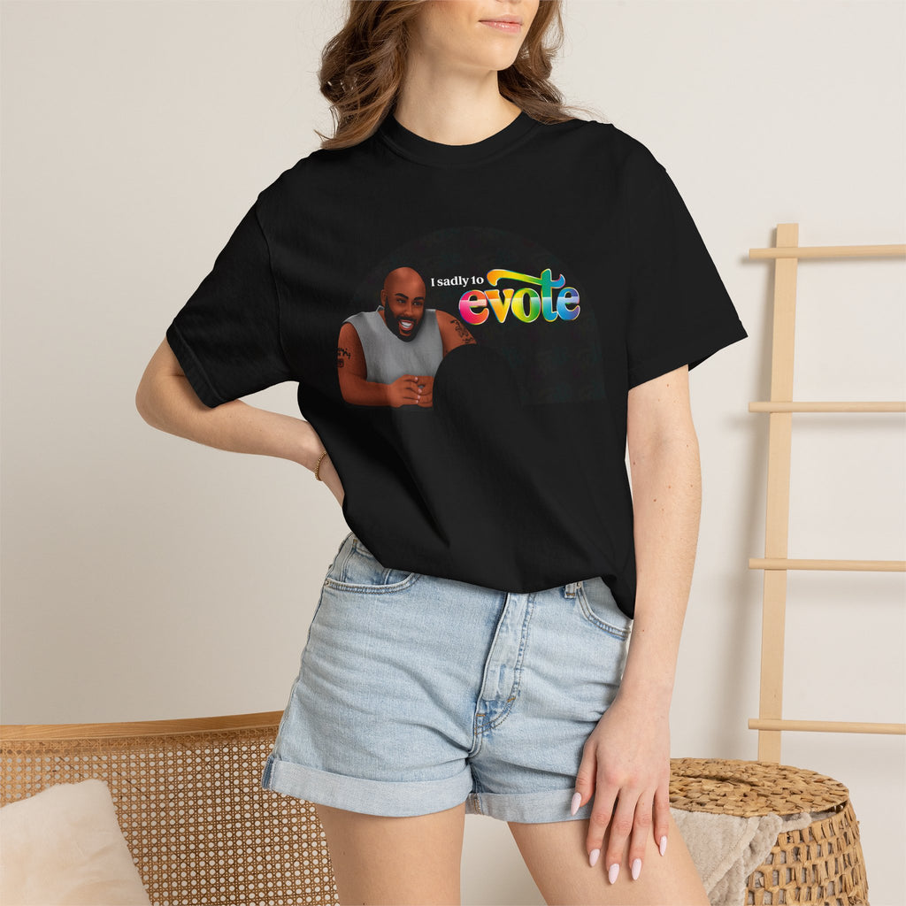 Evote Unisex Garment-Dyed T-shirt