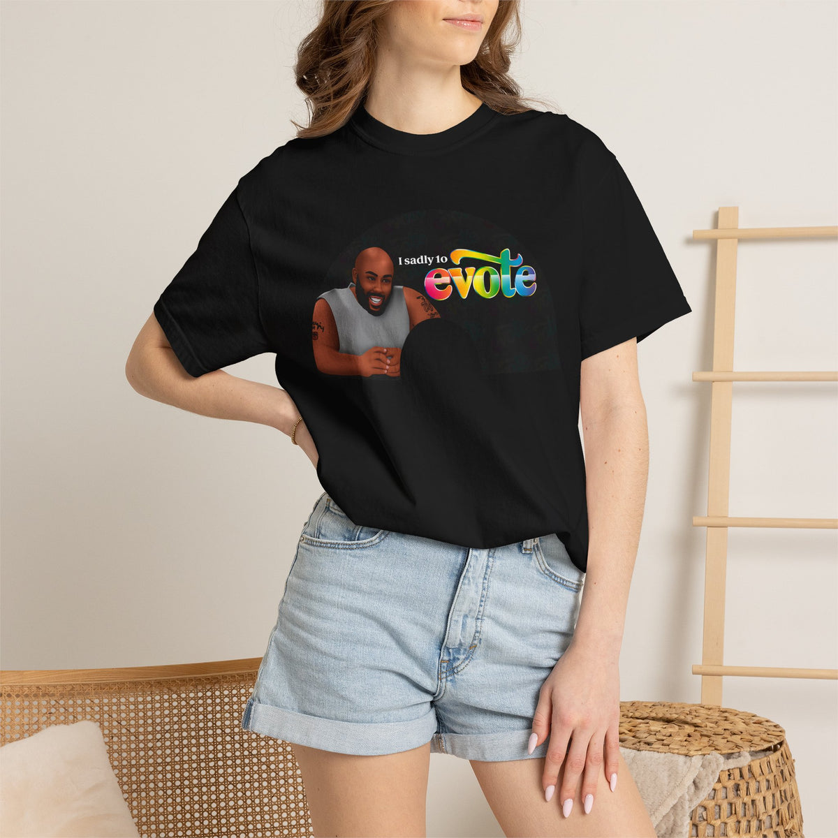 Evote Unisex Garment-Dyed T-shirt