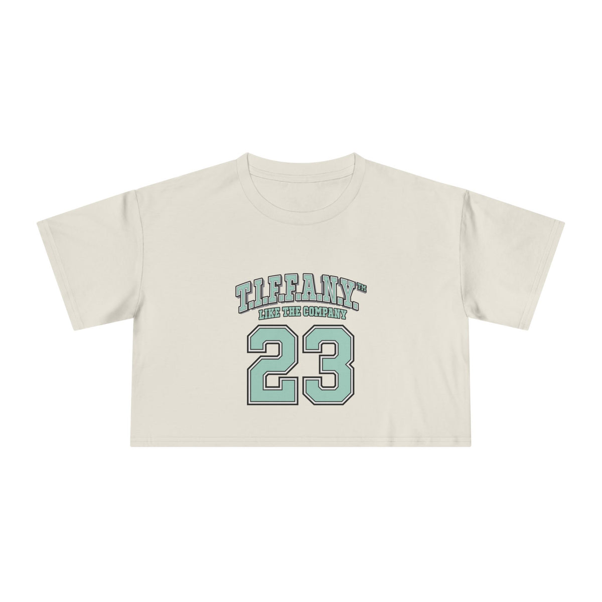 T.I.F.F.A.N.Y.™ “Like the Company” Varsity Crop Top