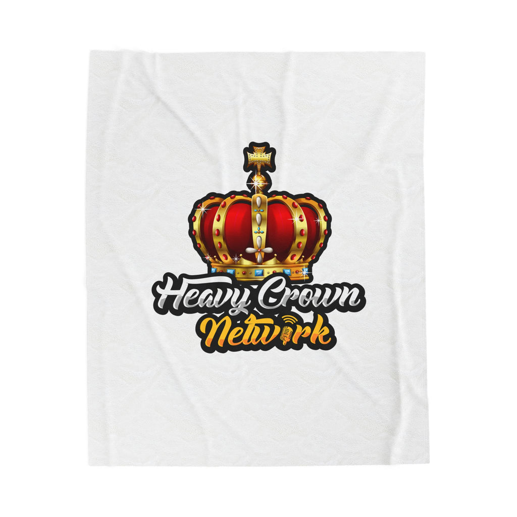 Heavy Crown Signature Velveteen Plush Throw