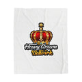 Heavy Crown Signature Velveteen Plush Throw