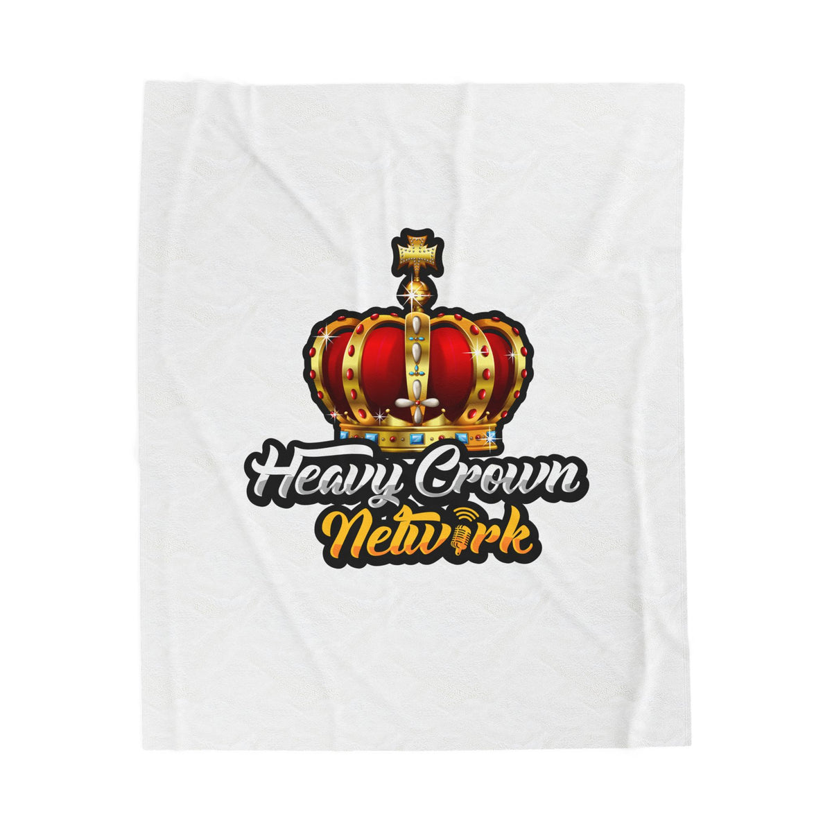 Heavy Crown Signature Velveteen Plush Throw