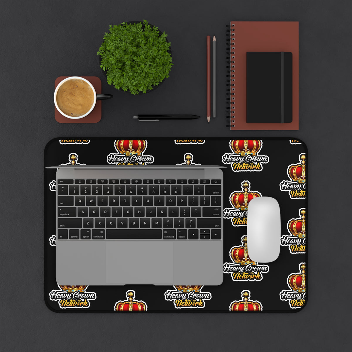Heavy Crown Signature Desk Mat