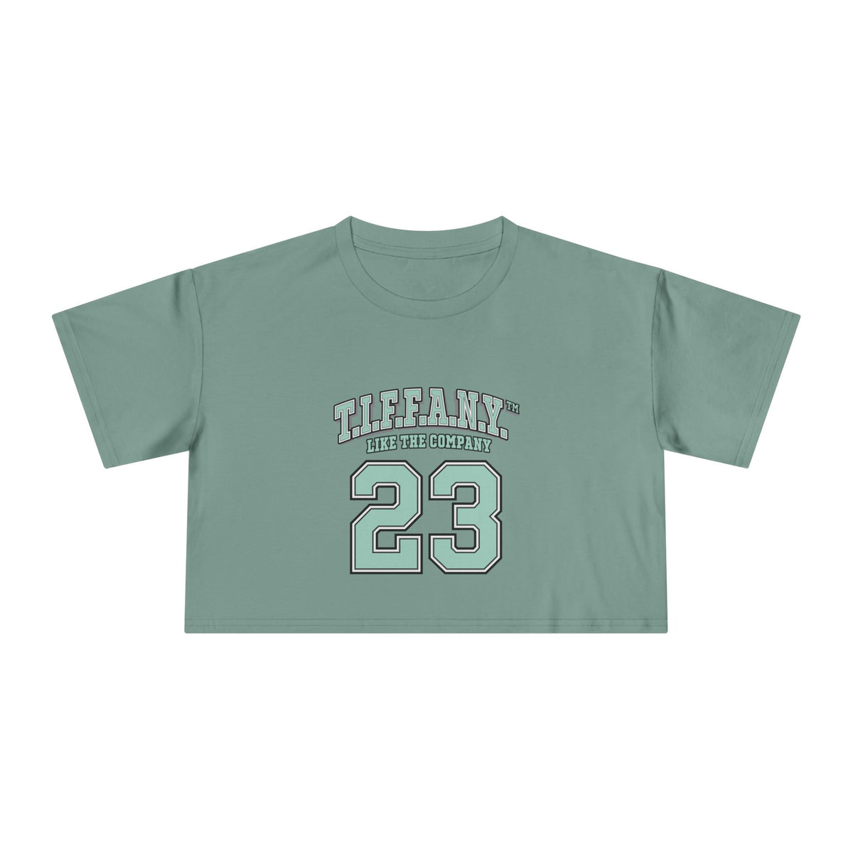 T.I.F.F.A.N.Y.™ “Like the Company” Varsity Crop Top