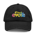 Distressed Embroidered “evote” Dad Hat