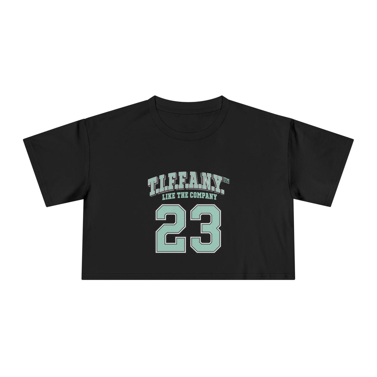 T.I.F.F.A.N.Y.™ “Like the Company” Varsity Crop Top