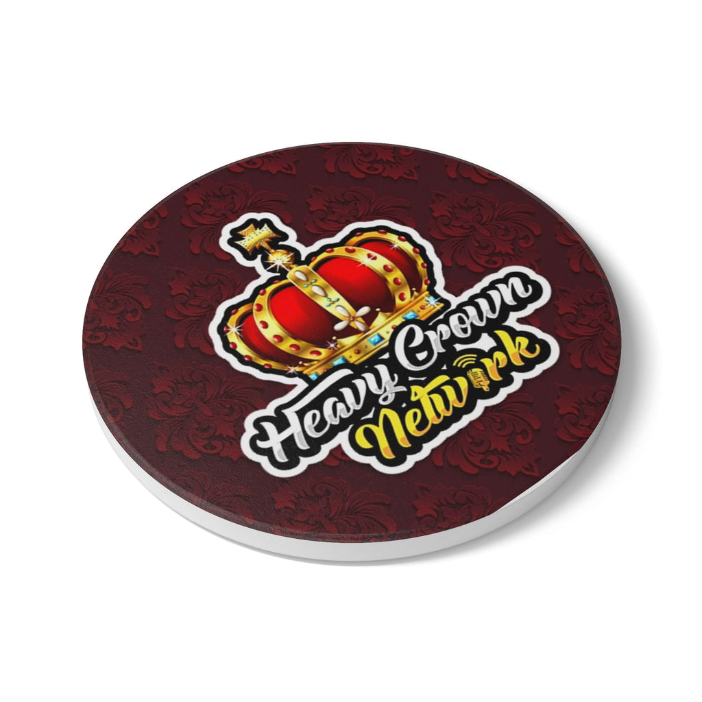 Heavy Crown Signature Ceramic Coaster