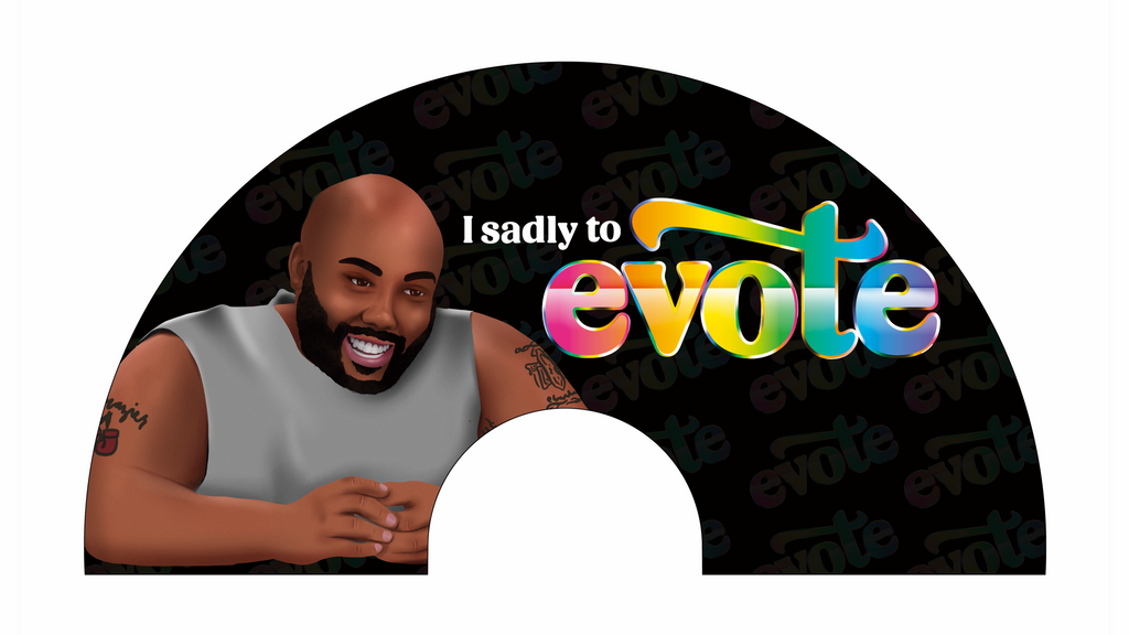Derek Frazier “I Sadly To Evote” Clack Fan - Limited Edition